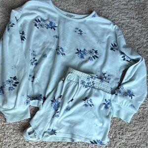Floral Blue Kids Splendid Pajamas